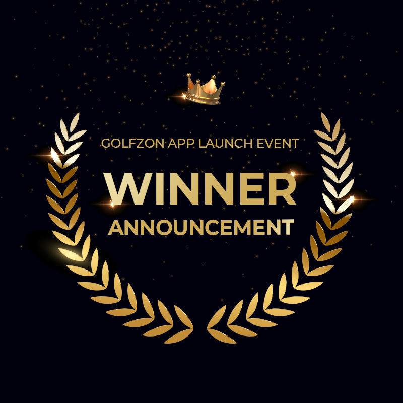 Golfzon App Launch Event Winner Announcemnet