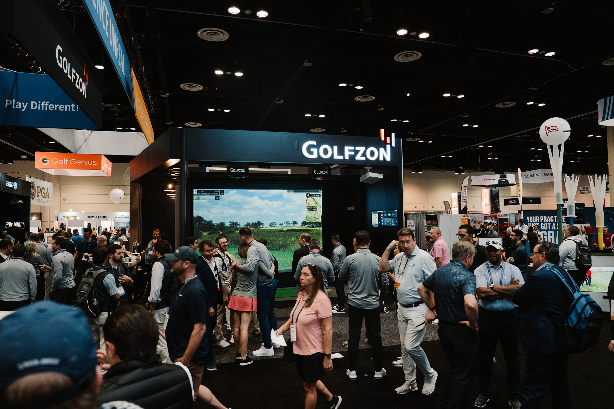 Golfzon Booth at the 2024 PGA Show